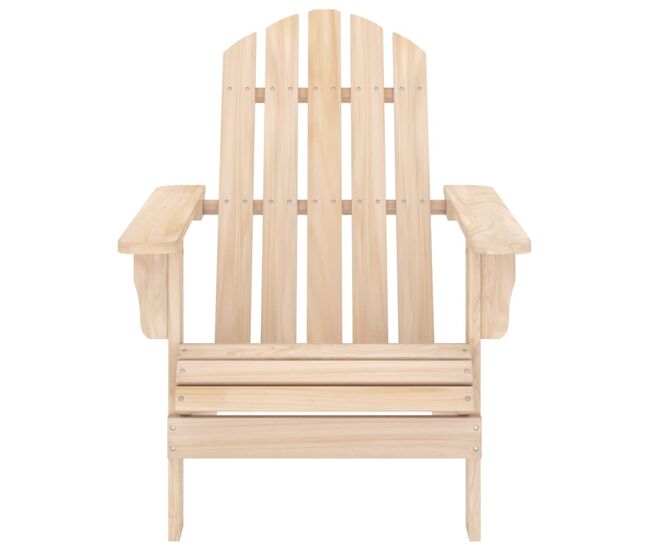Silla de jardin adirondack madera maciza de abeto