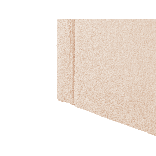 Cama gavetão Bouclé EYBURIE 90 x 200 cm Rosa pêssego