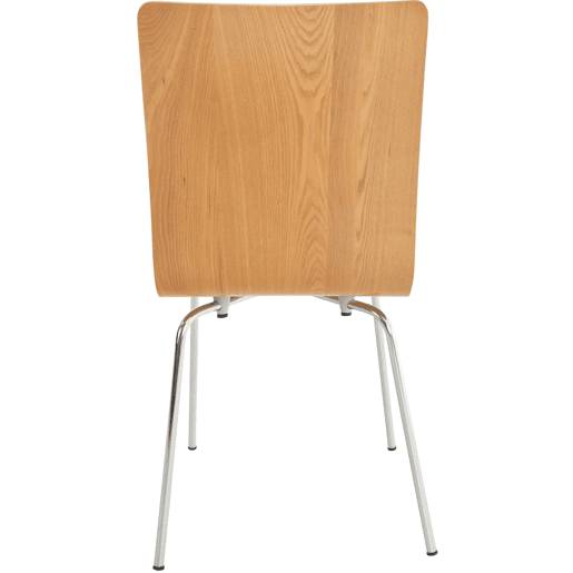 Juego de 4 Sillas de Espera Pepe Madera Roble 47X43X87 cm