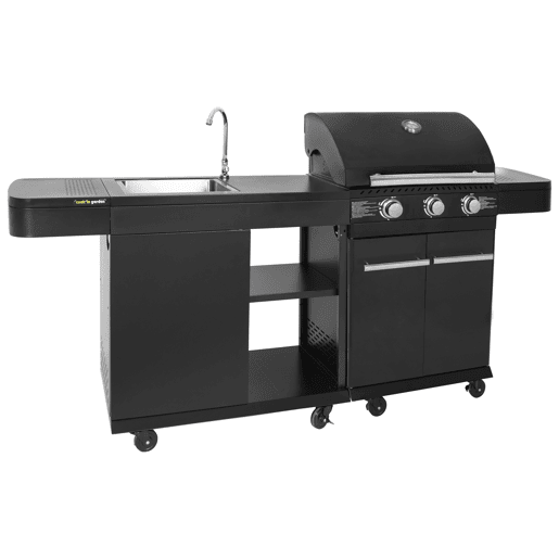 Cook'in Garden - Cocina exterior modular FYRA - 3 quemadores