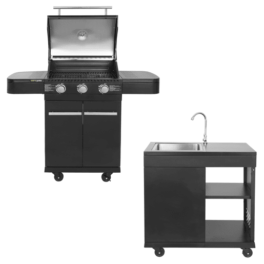 Cook'in Garden - Cocina exterior modular FYRA - 3 quemadores