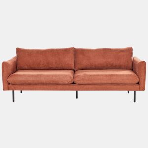 Sofá VINTERBRO Chenille Castanho dourado 3 lugares