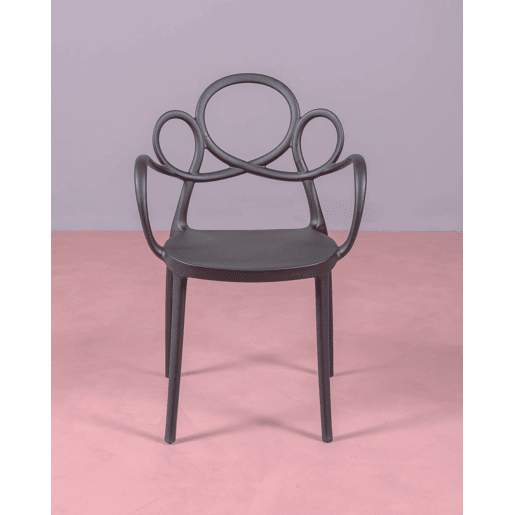 Conjunto de 4 cadeiras de design com braços e mesa para o jardim - Dream