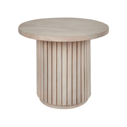 Mesa de centro LEMONT Mangueira de mangueira Castanho claro