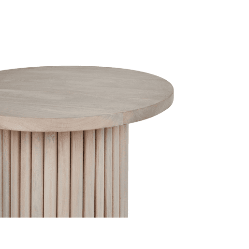 Mesa de centro LEMONT Mangueira de mangueira Castanho claro
