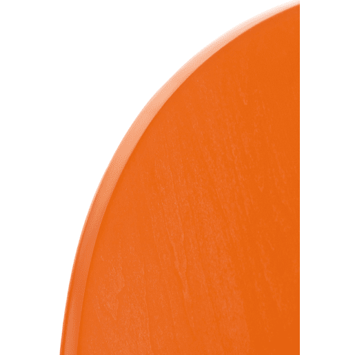 Set De 2 Sillas De Comedor Apilable Diego Madera Naranja 45X43X86 cm