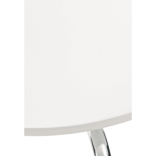 Set 4x Sillas de Visita Diego Apilable Madera Blanco 45X43X86 cm