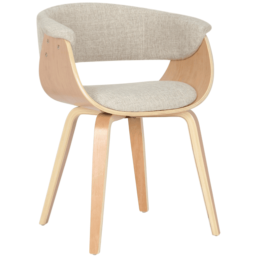Silla Bruce tela Crema 55X60X75 cm
