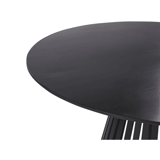 Mesa de jantar MESILLA Preto 120 cm 120 cm Madeira de acácia