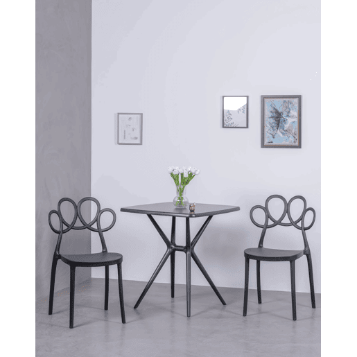 Pack 4 cadeiras e mesa de design para o jardim - Dream