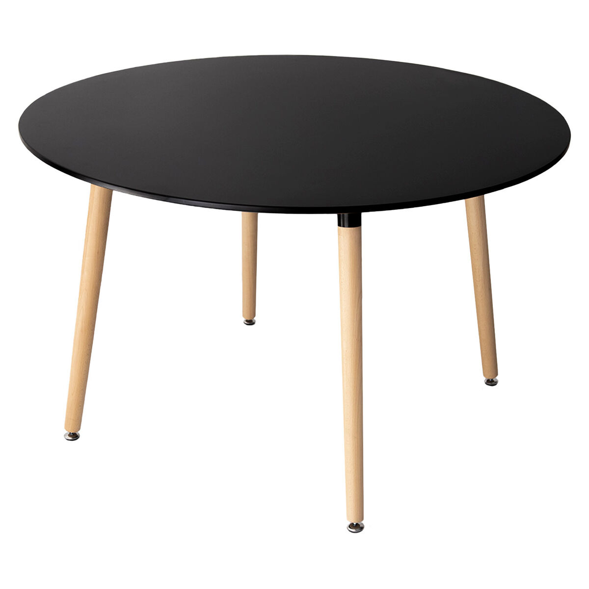 Mesa de comedor redonda MARTHA de estilo escandinavo 120x120