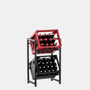 Estantería para cajas Lennert Metal Negro 31X47X75 cm