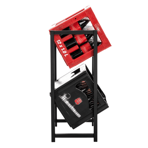 Estantería para cajas Lennert Metal Negro 31X47X75 cm