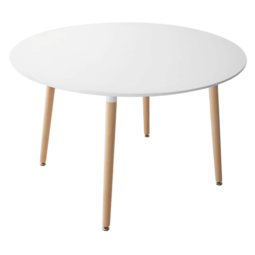Mesa redonda 120cm blanca MARTHA Mesa redonda 120cm blanca MARTHA