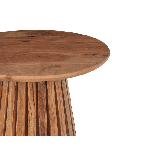 Mesa de centro MESILLA Madeira de acácia Castanho