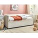 Beliani Cama nido Bouclé TROYES 99x213 Beliani Cama nido Bouclé TROYES 99x213 Beige