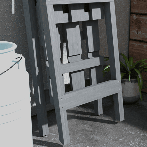 Outsunny Suporte de Madeira para Plantas Dobrável Estante Decorativo para Vasos de 3 Níveis com Estrutura em Forma de A para Jardim Pátio Varanda 100x36x112 cm Cinza