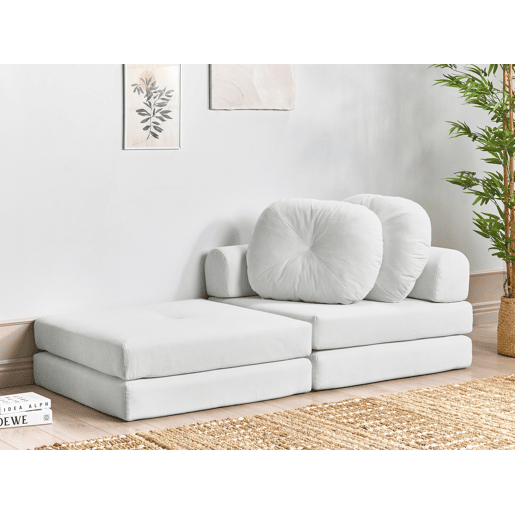 Beliani Sofá-cama Bombazine OLDEN Beliani Sofá-cama Bombazine OLDEN