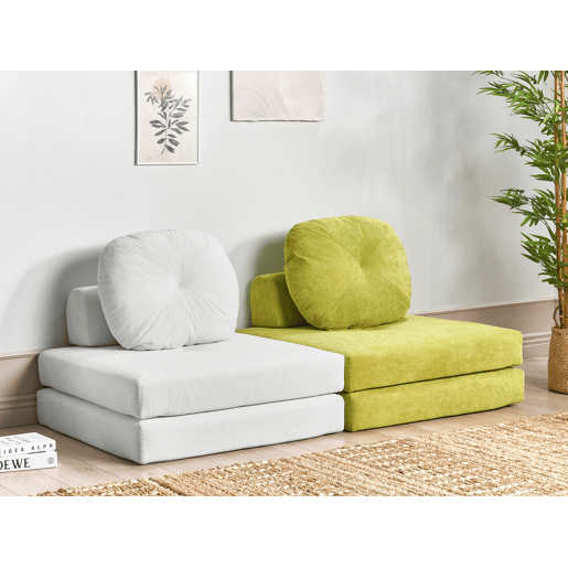 Beliani Sofá-cama Bombazine OLDEN Beliani Sofá-cama Bombazine OLDEN