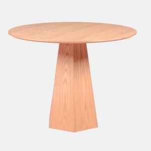 Mesa de jantar com base central em madeira de freixo (100cm) - Nest