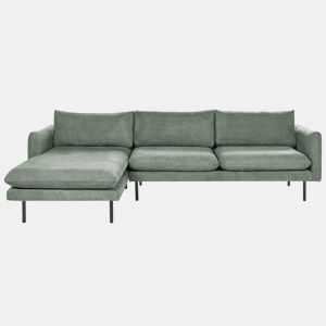 Sofá de canto VINTERBRO Tecido Verde claro 4 lugares à direita