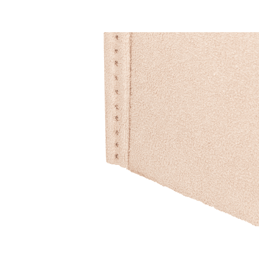 Cama gavetão Bouclé TROYES 90 x 200 cm Rosa pêssego