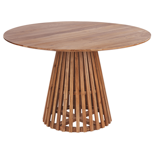 Mesa de jantar MESILLA Castanho 120 cm 120 cm Madeira de acácia