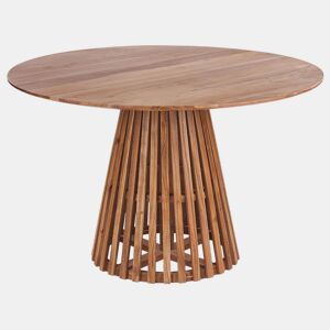 Mesa de jantar MESILLA Castanho 120 cm 120 cm Madeira de acácia