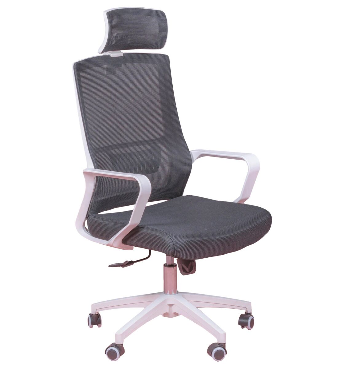 Silla de escritorio ergonómica en malla transpirable y reposacabezas ajustable - mesh
