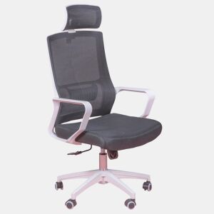 Cadeira de secretária ergonómica em mesh respirável e apoio de cabeça ajustável - Mesh