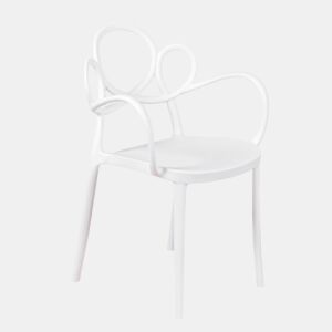 Cadeira de design com braços adequada para exteriores - Dream