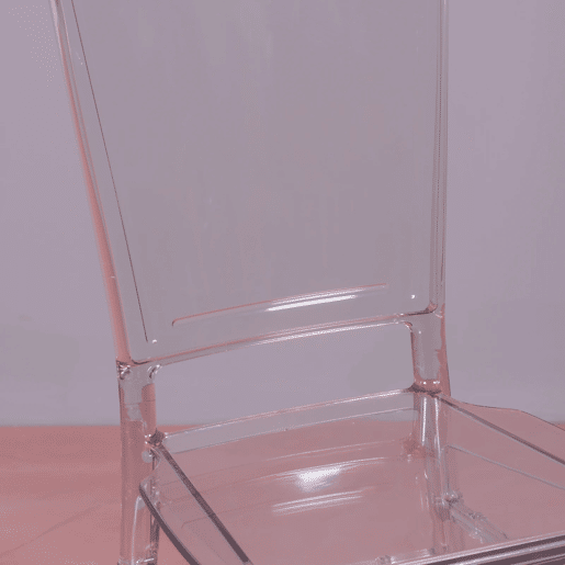 Cadeira de design em policarbonato transparente - Ghost