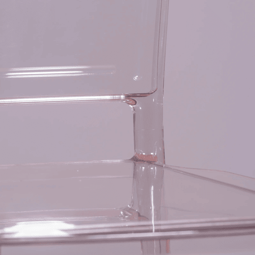 Cadeira de design em policarbonato transparente - Ghost