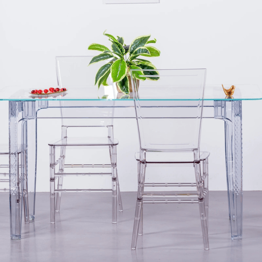 Cadeira de design em policarbonato transparente - Ghost