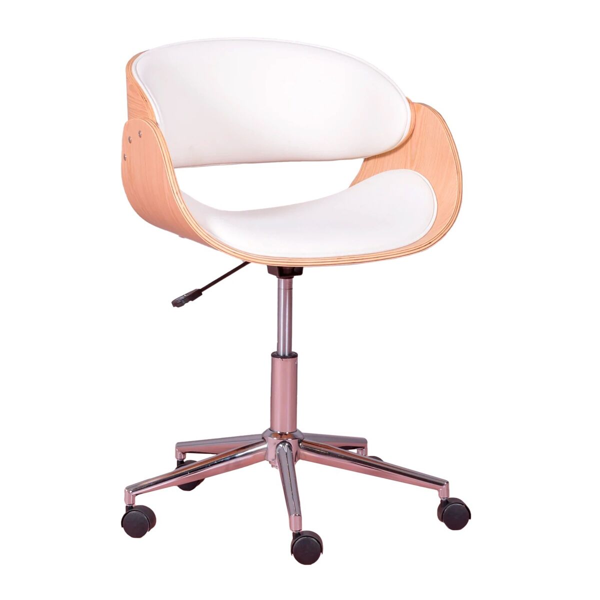 Silla de escritorio de madera  arce  polipiel - Burrow S