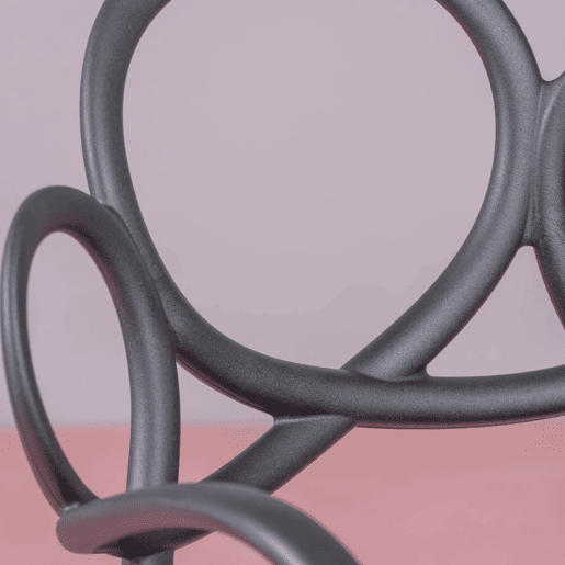Cadeira de design com braços adequada para exteriores - Dream