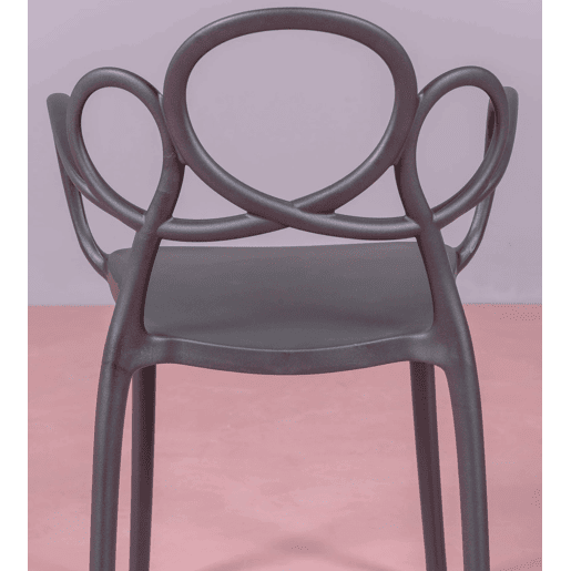 Cadeira de design com braços adequada para exteriores - Dream