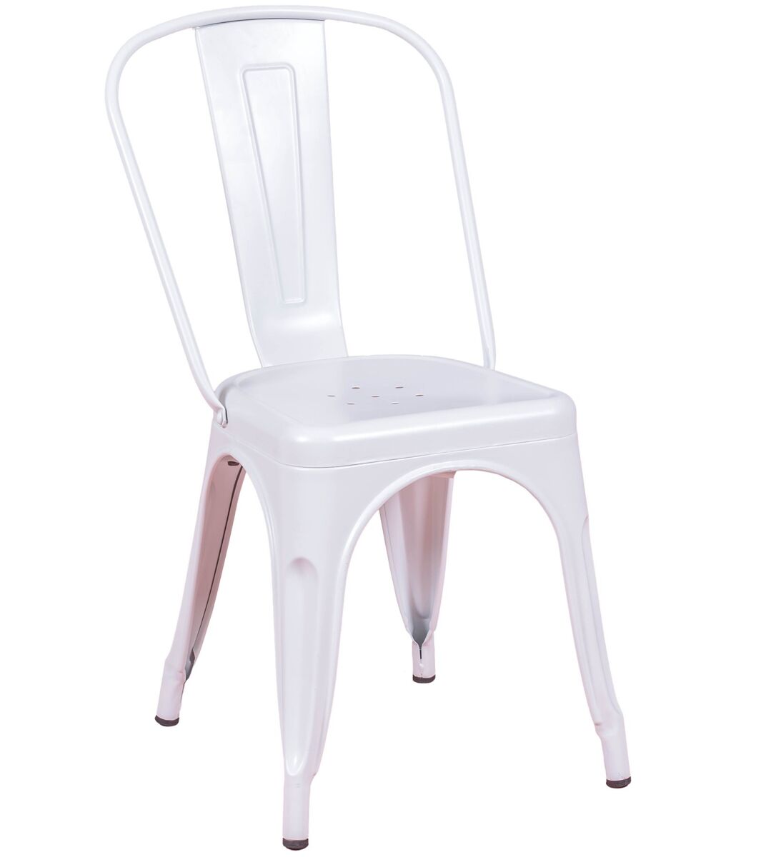 Silla metálica en acero de estilo industrial - Bistro