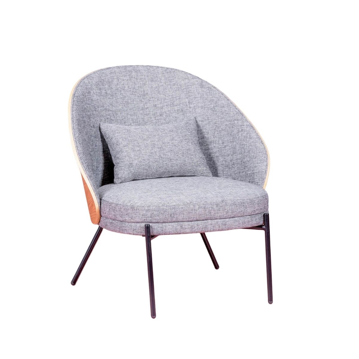 Sillón rústico con madera de fresno natural - earth