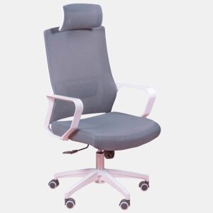 Cadeira de secretária ergonómica em mesh respirável e apoio de cabeça ajustável - Mesh