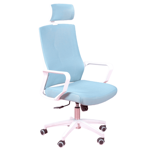 Cadeira de secretária ergonómica em mesh respirável e apoio de cabeça ajustável - Mesh