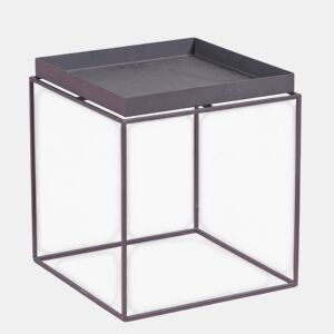 Mesa lateral quadrada em aço adequada para exteriores - Sorento