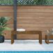 Banco de jardín madera 110x38 Banco de jardín madera 110x38 Marrón