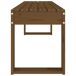 Banco de jardín madera 110x38 Banco de jardín madera 110x38 Marrón