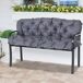 Cojín para Banco Poliéster, Algodón Outsunny 120x110 Cojín para Banco Poliéster, Algodón Outsunny 120x110 Gris