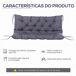 Cojín para Banco Poliéster, Algodón Outsunny 120x110 Cojín para Banco Poliéster, Algodón Outsunny 120x110 Gris