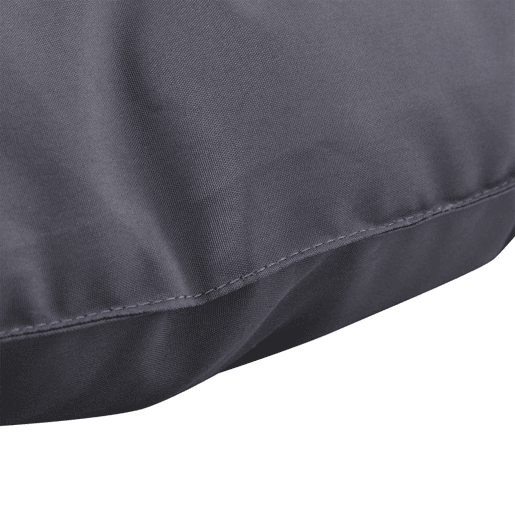 Outsunny Almofada para Banco com Encosto 120x110x12cm Almofada de Banco de 2 Lugares com 6 Cordões de Fixação para Jardim Terraço Balcão Exterior Cinza