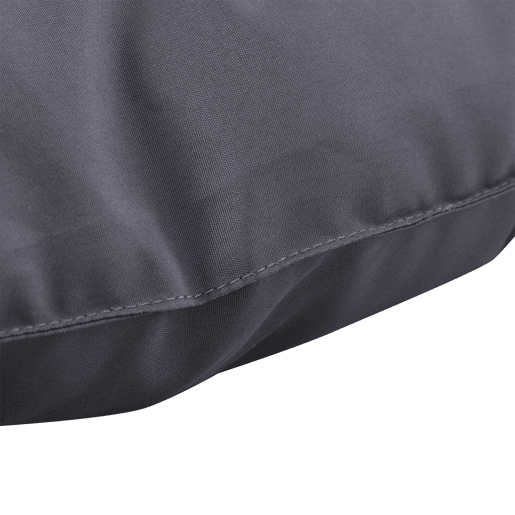 Outsunny Almofada para Banco com Encosto 120x110x12cm Almofada de Banco de 2 Lugares com 6 Cordões de Fixação para Jardim Terraço Balcão Exterior Cinza