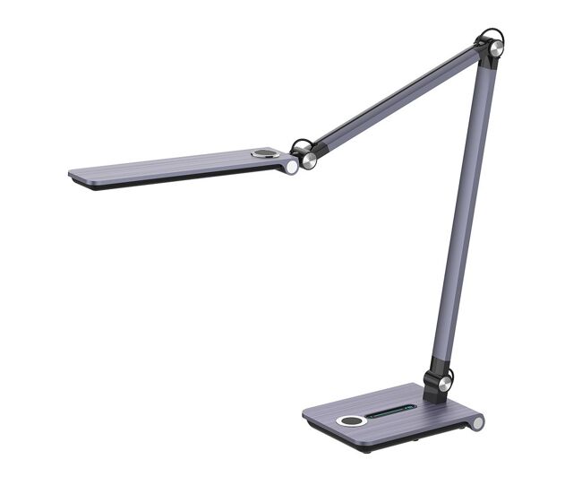 Flexo aluminio color gris serie dardo 15cm