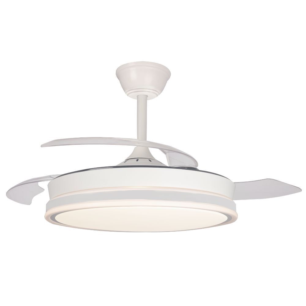 Ventilador De Techo Dc Pitijopo Negro 106cm Led Cct Regulable Control Remoto Con Temporiza
